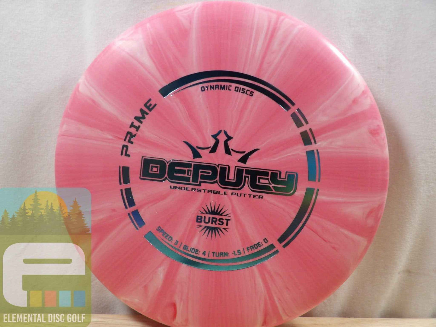 Dynamic Discs Prime Burst Deputy (3/4/-1.5/0) - Elemental Disc Golf