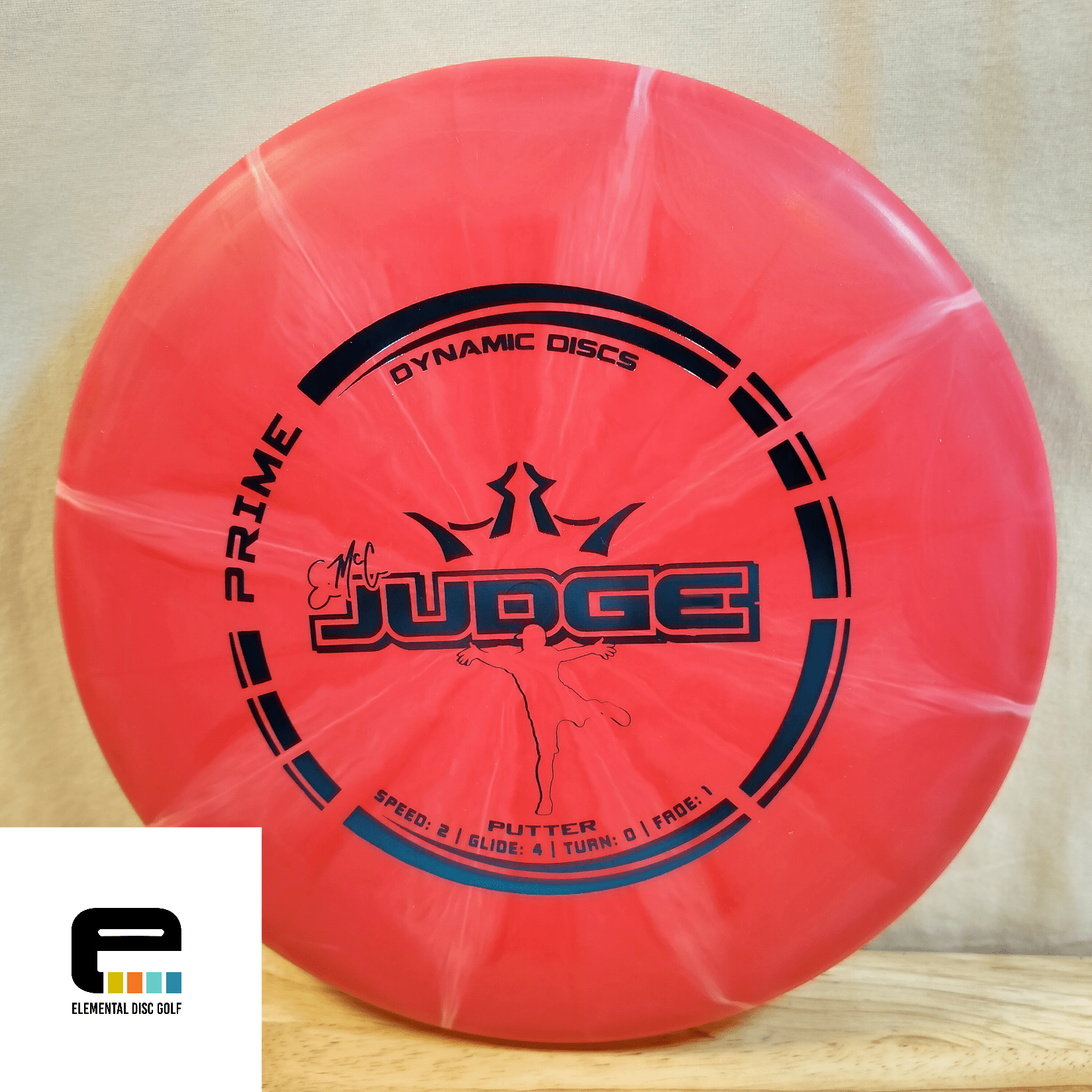 Dynamic Discs Prime Burst Emac Judge (2/4/0/1) - Elemental Disc Golf