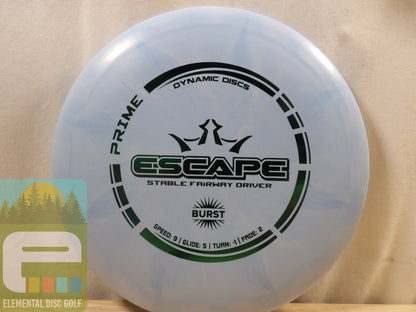 Dynamic Discs Prime Burst Escape (9/5/ - 1/2) - Elemental Disc Golf