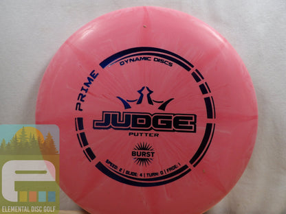 Dynamic Discs Prime Burst Judge (2/4/0/1) - Elemental Disc Golf
