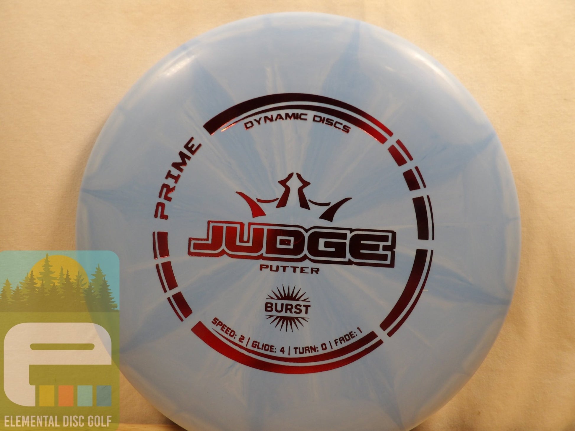 Dynamic Discs Prime Burst Judge (2/4/0/1) - Elemental Disc Golf