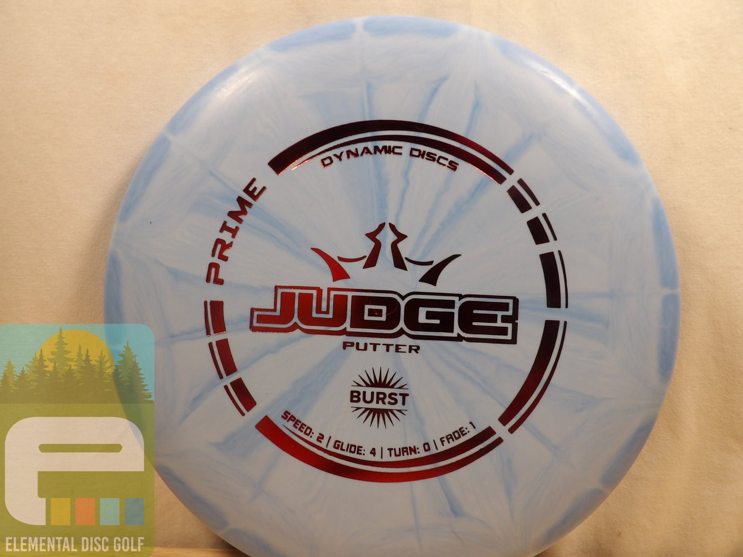 Dynamic Discs Prime Burst Judge (2/4/0/1) - Elemental Disc Golf