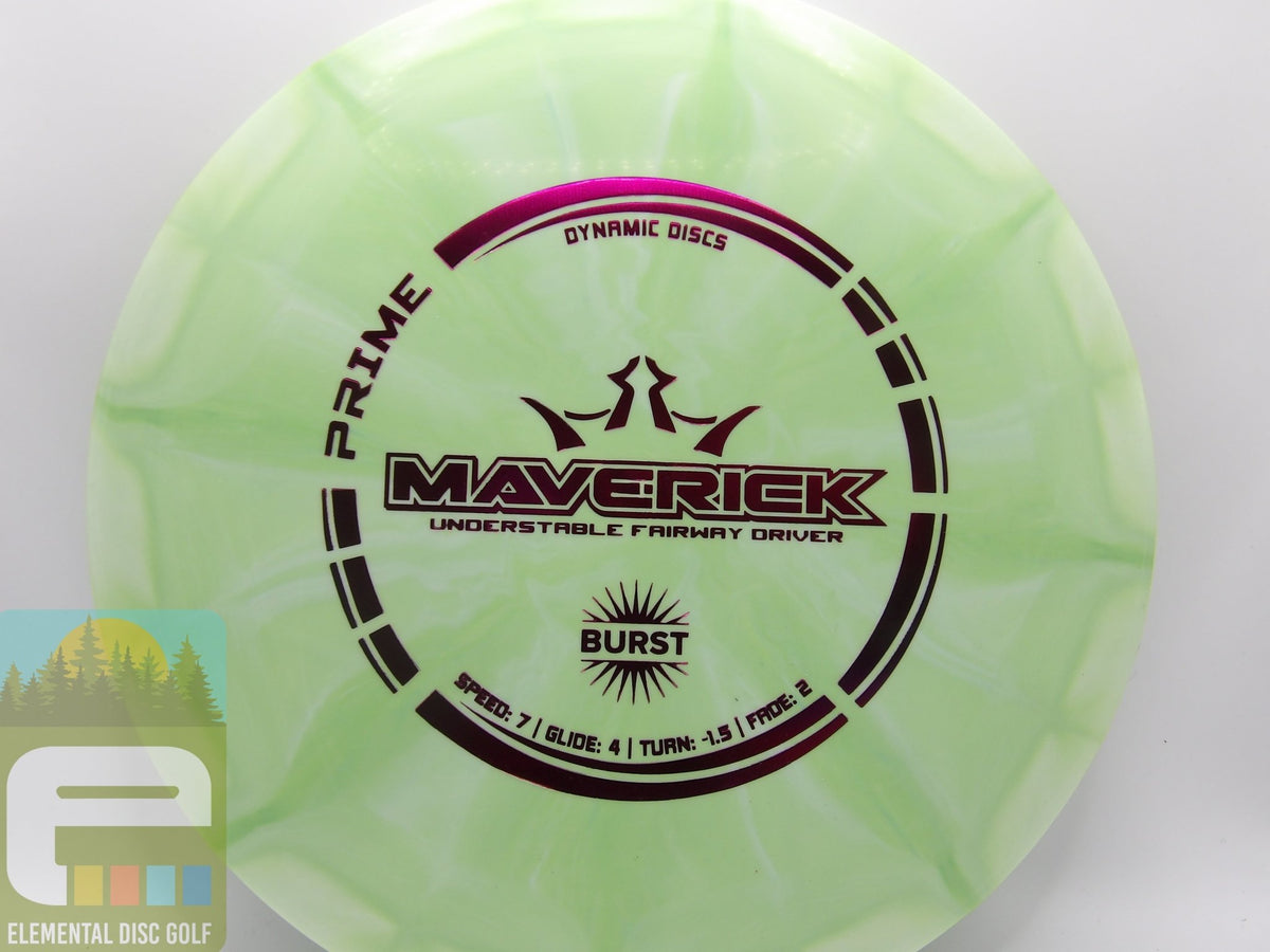 Dynamic Discs Prime Burst Maverick (7/4/-1.5/2) - Elemental Disc Golf