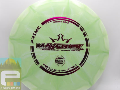 Dynamic Discs Prime Burst Maverick (7/4/-1.5/2) - Elemental Disc Golf