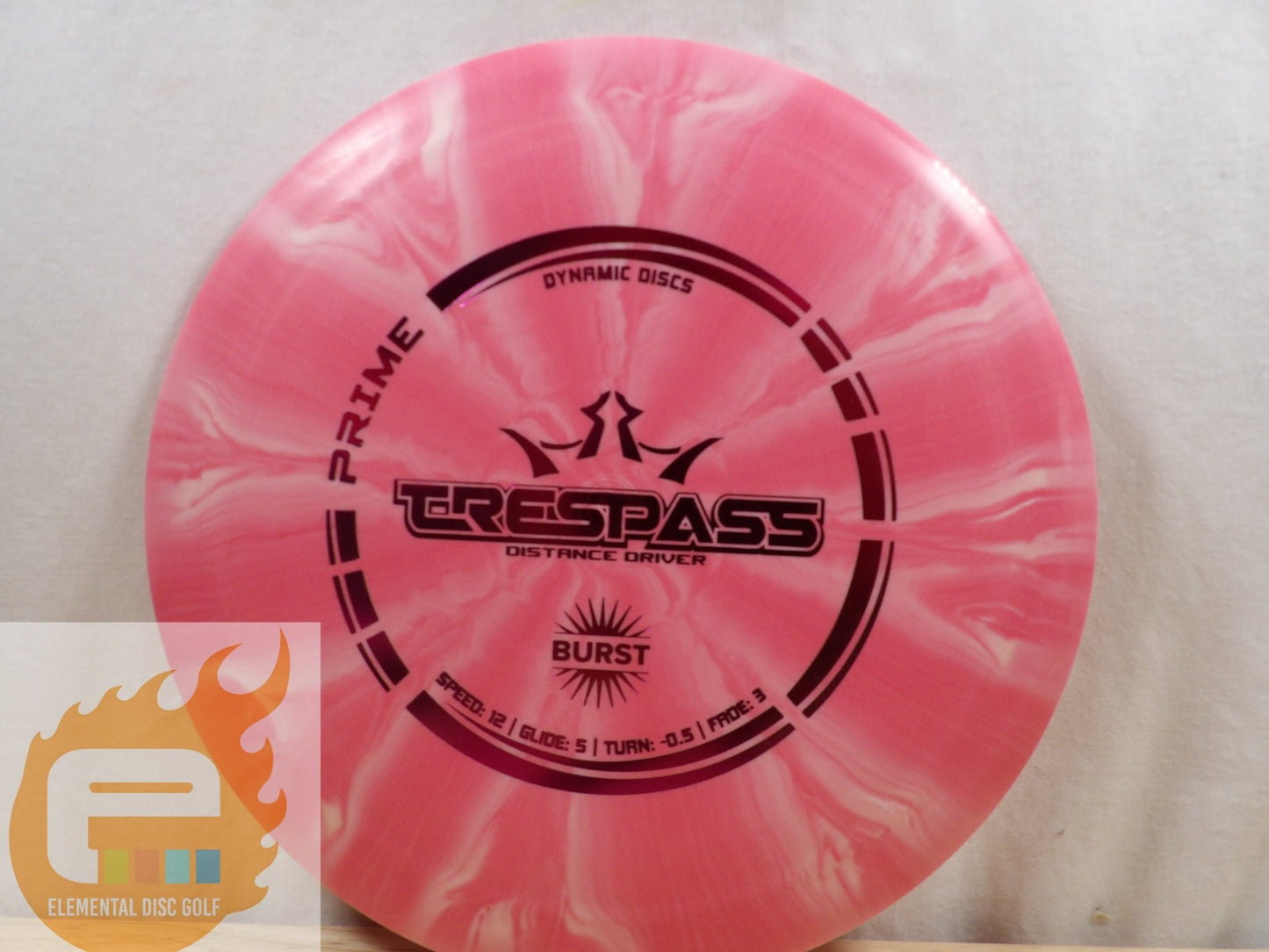 Dynamic Discs Prime Burst Trespass (12/5/ - 0.5/3) - Elemental Disc Golf