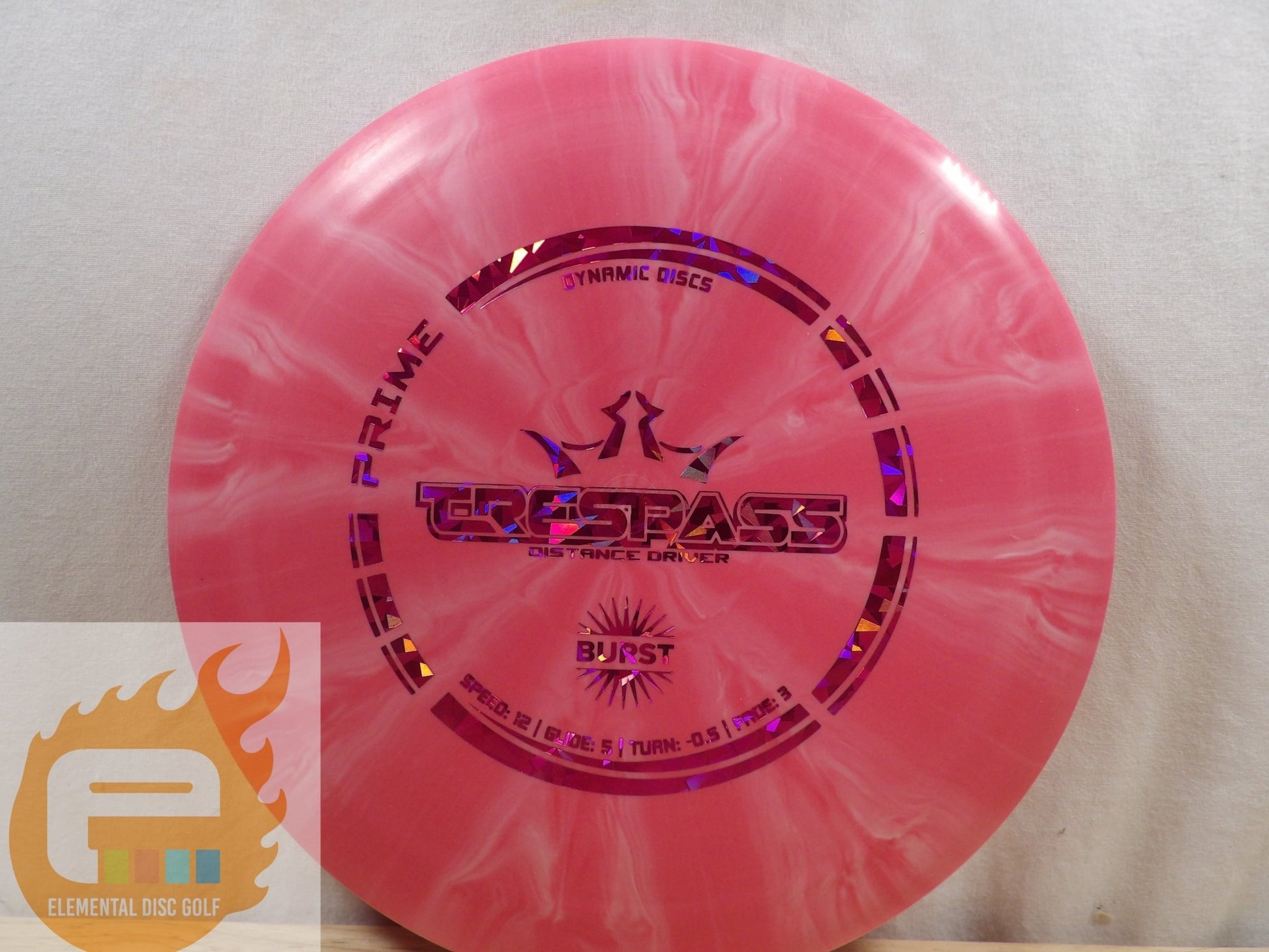 Dynamic Discs Prime Burst Trespass (12/5/ - 0.5/3) - Elemental Disc Golf