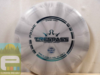 Dynamic Discs Prime Burst Trespass (12/5/-0.5/3) - Elemental Disc Golf