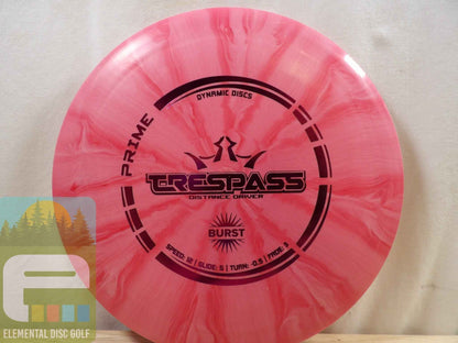 Dynamic Discs Prime Burst Trespass (12/5/-0.5/3) - Elemental Disc Golf