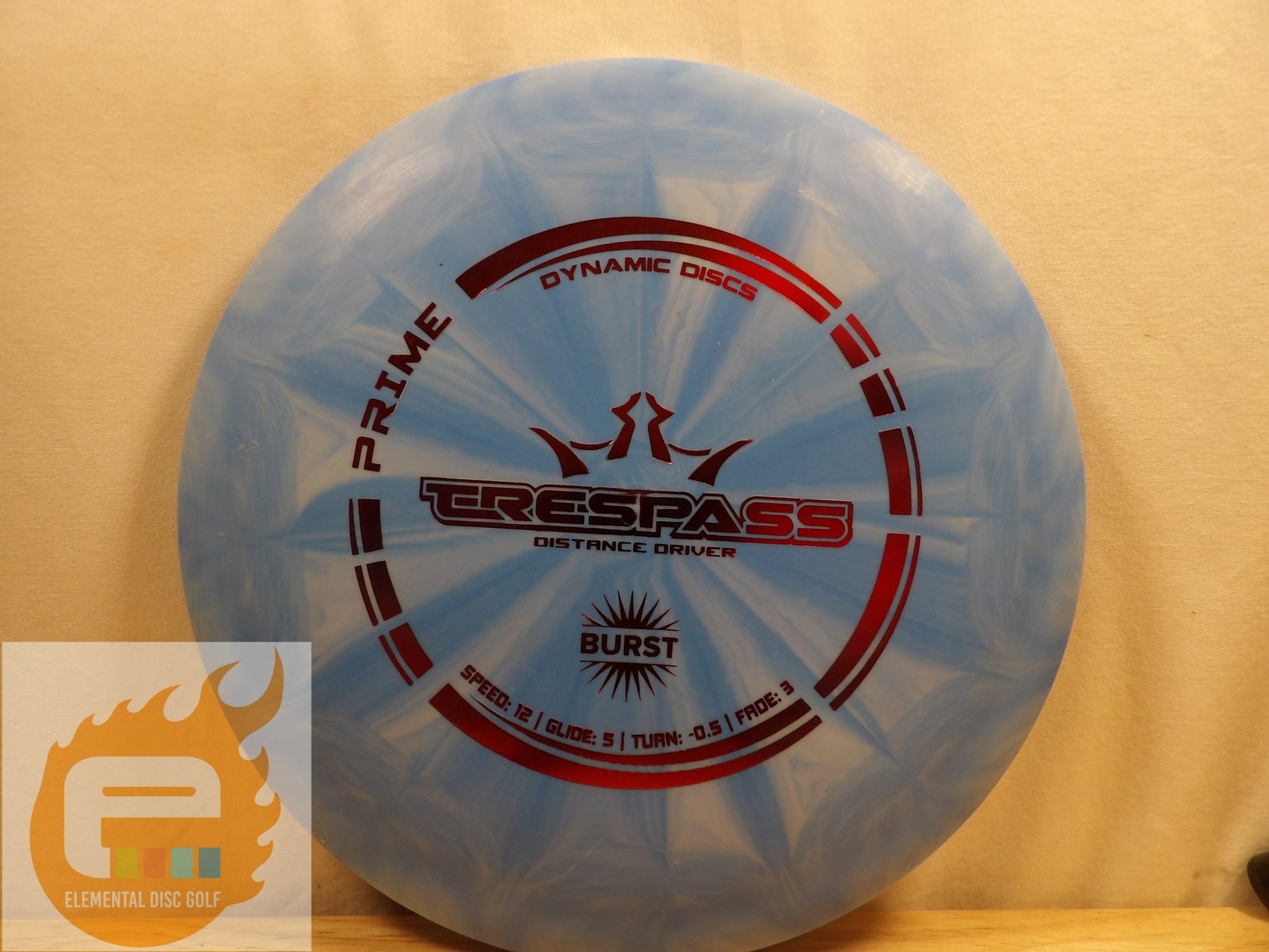 Dynamic Discs Prime Burst Trespass - Elemental Disc Golf
