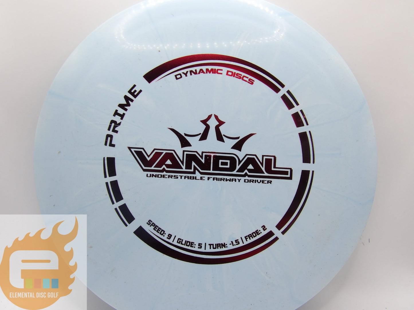 Dynamic Discs Prime Burst Vandal (9/5/-1.5/2) - Elemental Disc Golf