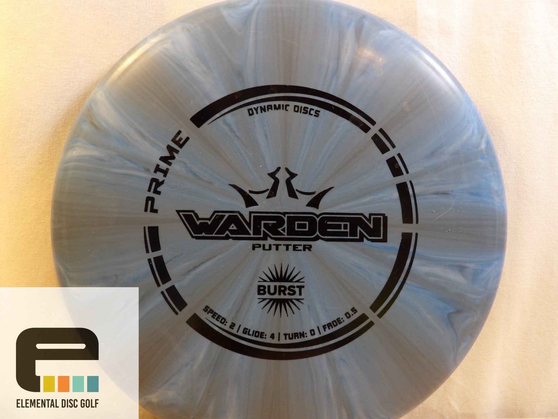 Dynamic Discs Prime Burst Warden (2/4/0/0.5) - Elemental Disc Golf