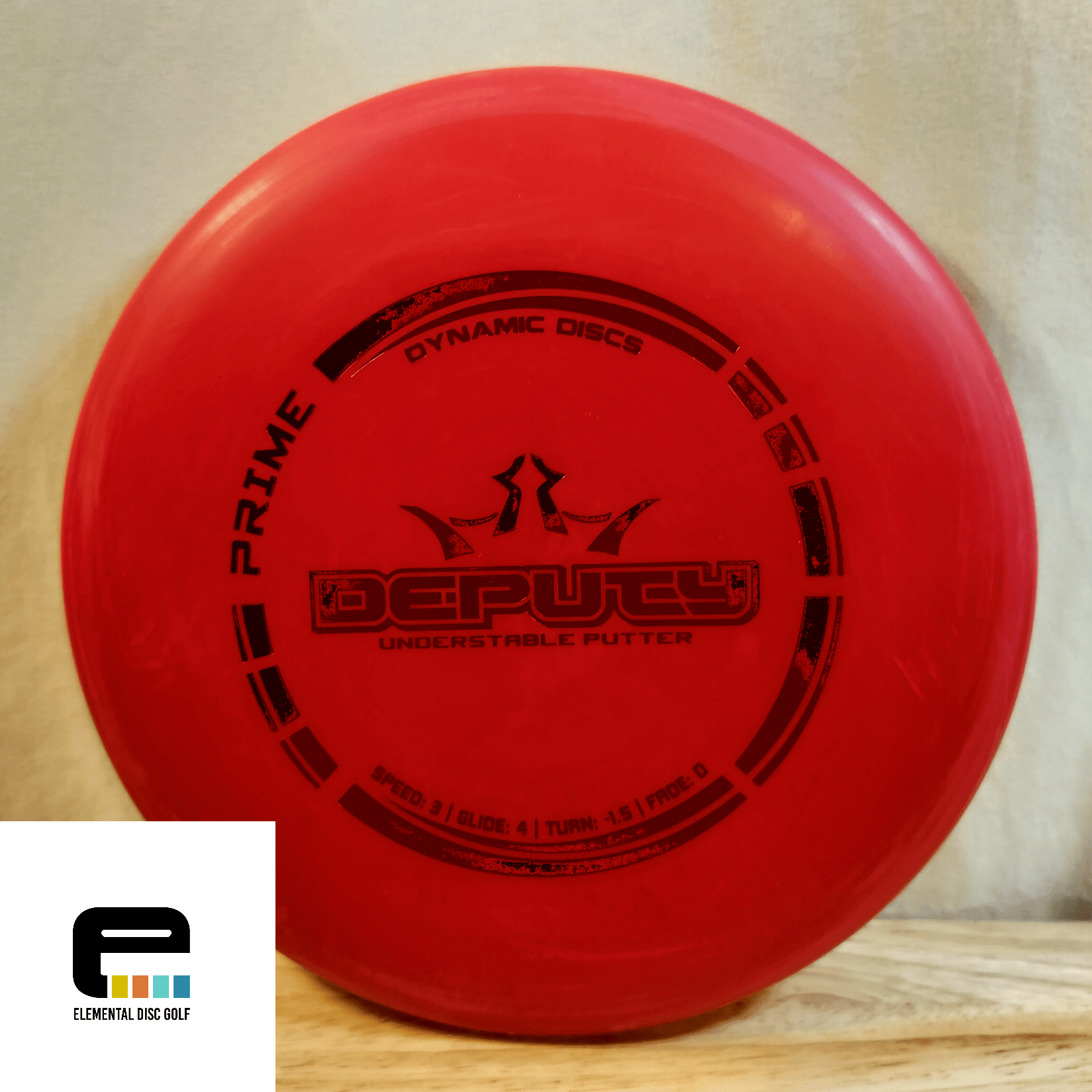 Dynamic Discs Prime Deputy (3/4/-1.5/0) - Elemental Disc Golf