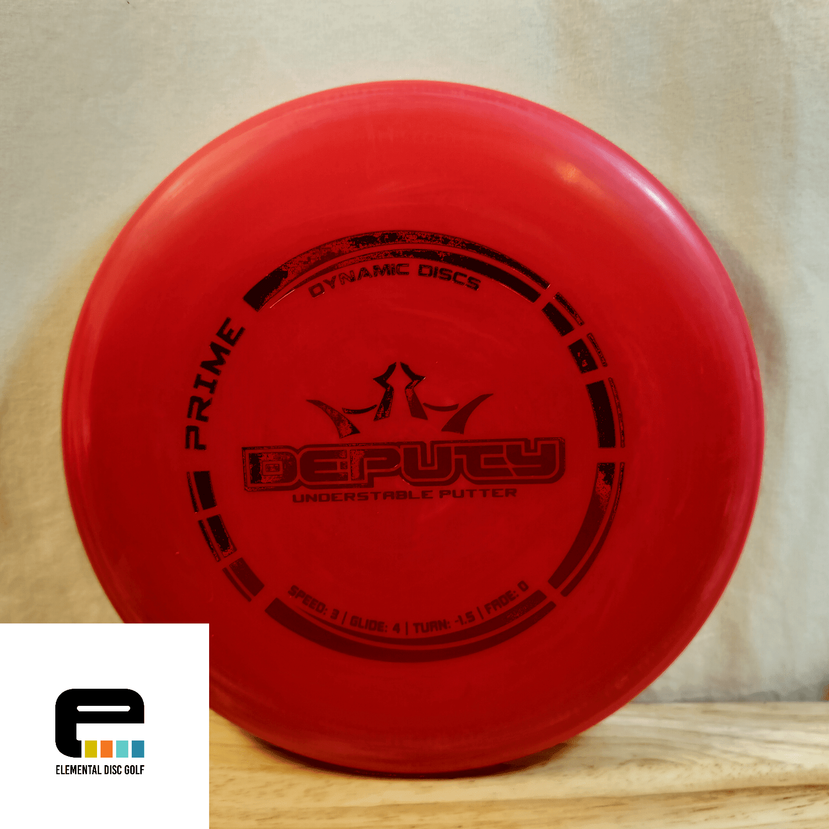 Dynamic Discs Prime Deputy (3/4/-1.5/0) - Elemental Disc Golf
