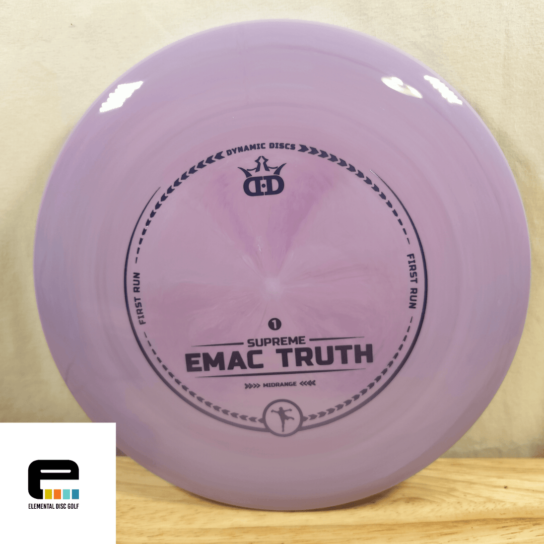 Dynamic Discs Supreme Emac Truth First Run - Elemental Disc Golf