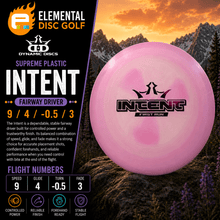 Dynamic Discs Supreme Intent (9/4/-0.5/3) First Run - Elemental Disc Golf