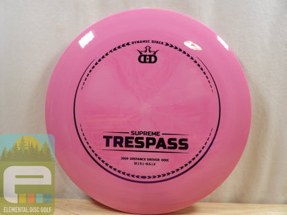Dynamic Discs Supreme Trespass (12/5/ - 0.5/3) - Elemental Disc Golf