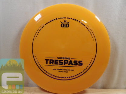 Dynamic Discs Supreme Trespass (12/5/ - 0.5/3) - Elemental Disc Golf