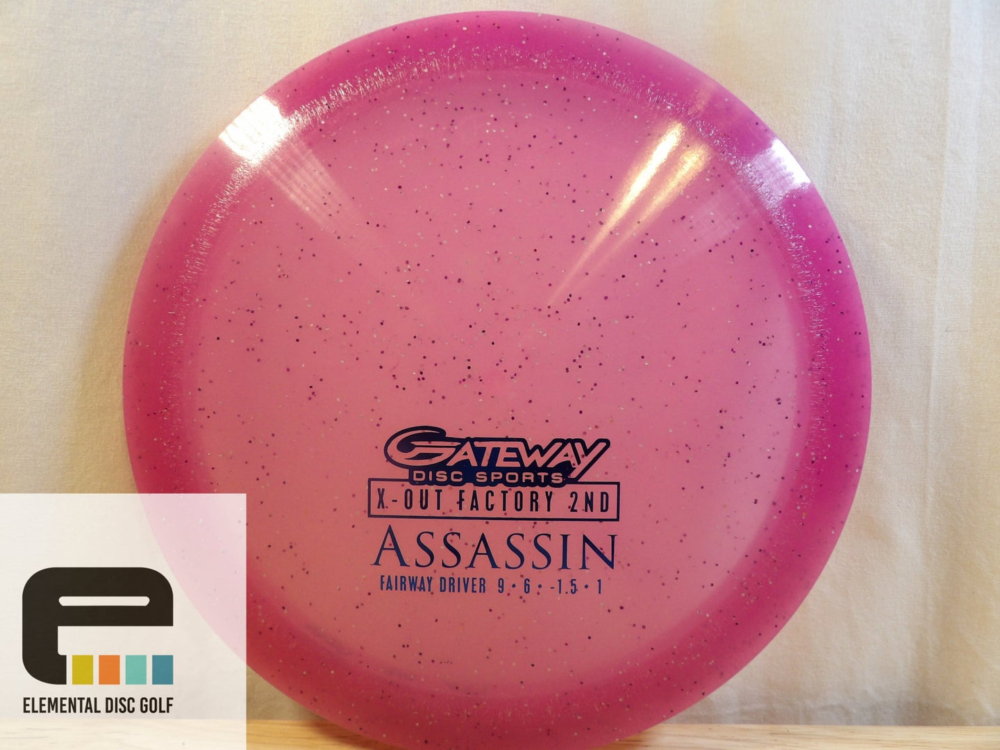 Gateway Discs Diamond Metal Flake Assassin (MISPRINT) - Elemental Disc Golf