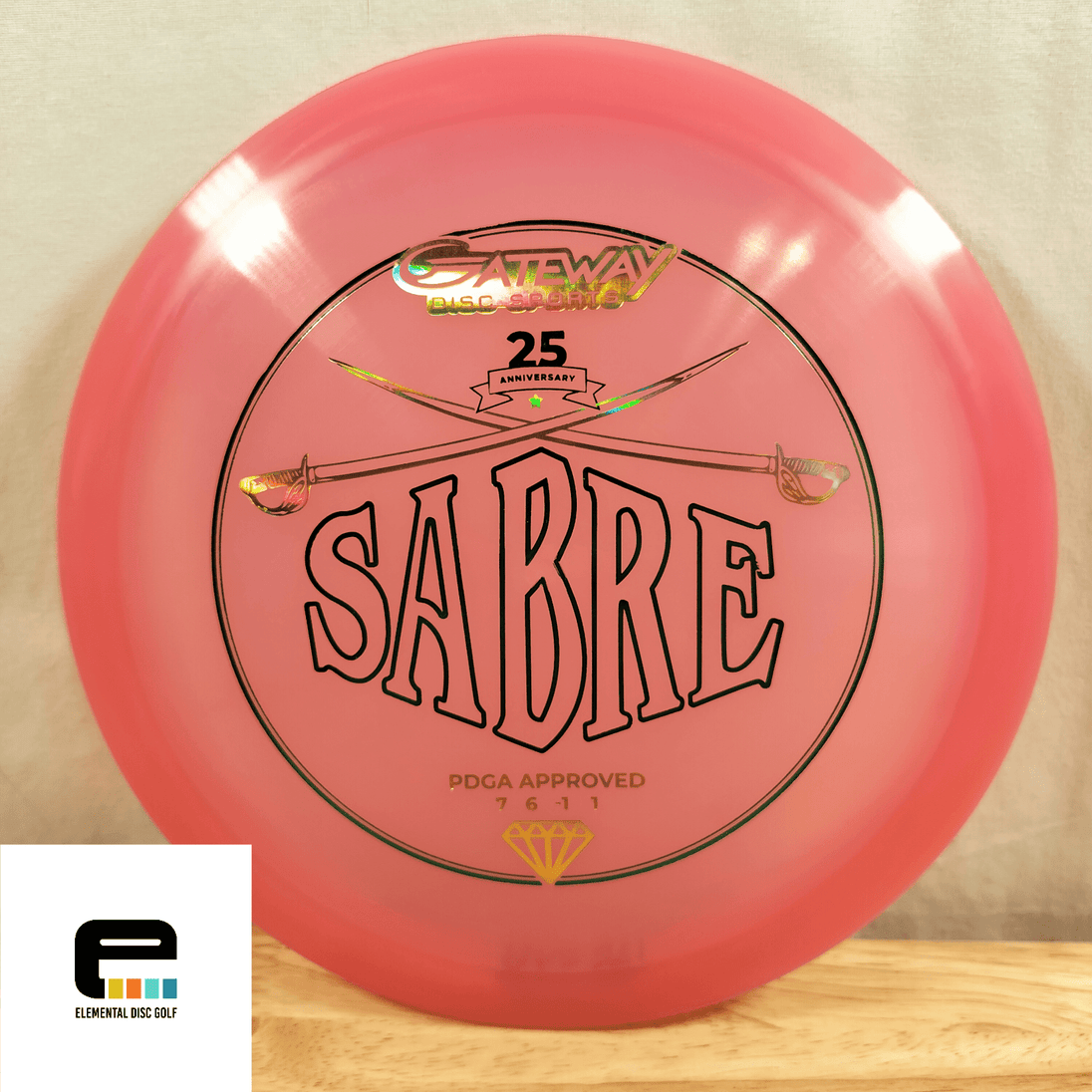 Gateway Discs Diamond Sabre (25th Anniversary) - Elemental Disc Golf