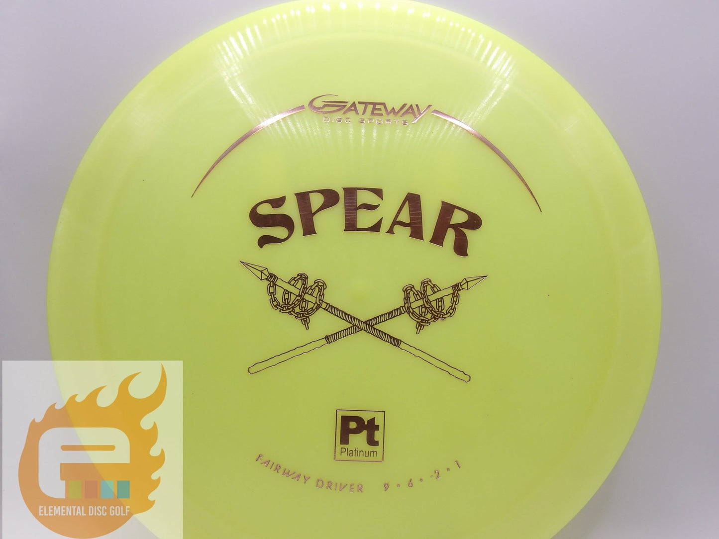 Gateway Discs Platinum Spear (9/6/-2/1) - Elemental Disc Golf