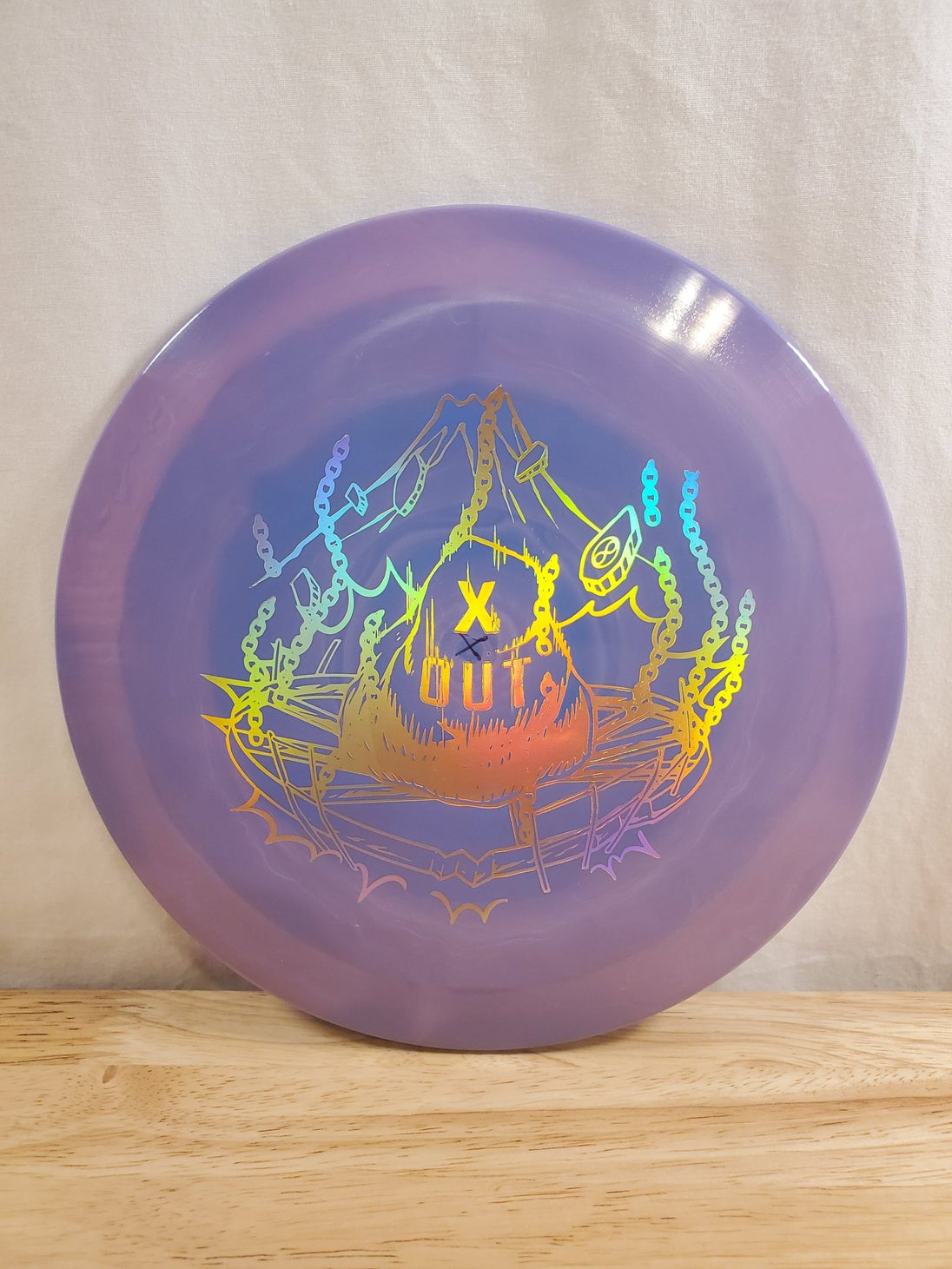 Infinite Discs Swirly S - Blend Slab (MISPRINT) - Elemental Disc Golf