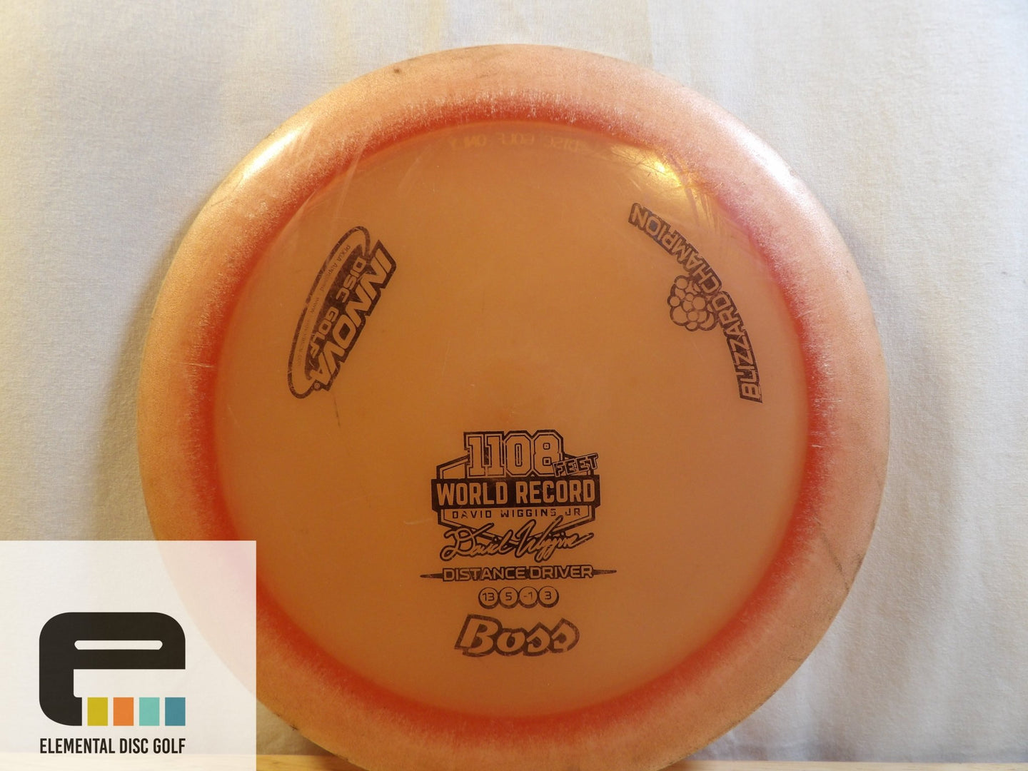 Innova Champion Blizzard Boss (USED) - Elemental Disc Golf