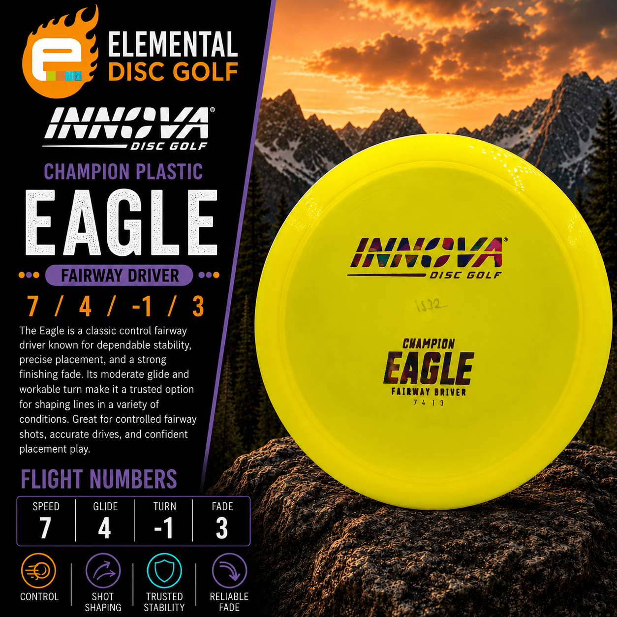 Innova Champion Eagle (7/4/-1/3) - Elemental Disc Golf