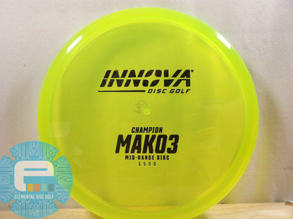 Innova Champion Mako3 (5/5/0/0) - Elemental Disc Golf