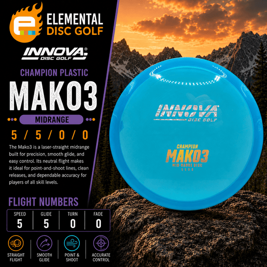 Innova Champion Mako3 (5/5/0/0) - Elemental Disc Golf