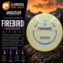 Innova Champion Proto Glow Firebird (9/3/0/4) - Elemental Disc Golf