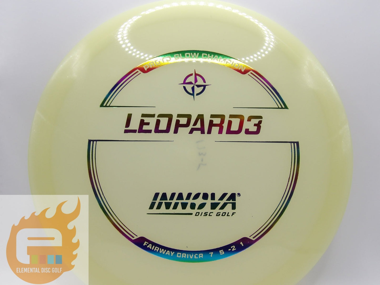 Innova Champion Proto Glow Leopard3 (7/5/-2/1) - Elemental Disc Golf