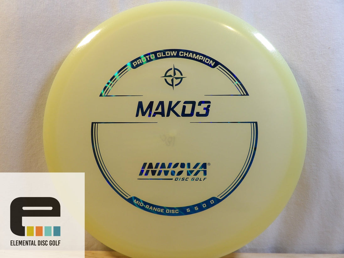 Innova Champion Proto Glow Mako3 - Elemental Disc Golf