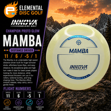 Innova Champion Proto Glow Mamba (11/6/-5/1) - Elemental Disc Golf