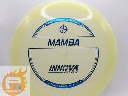 Innova Champion Proto Glow Mamba (11/6/-5/1) - Elemental Disc Golf
