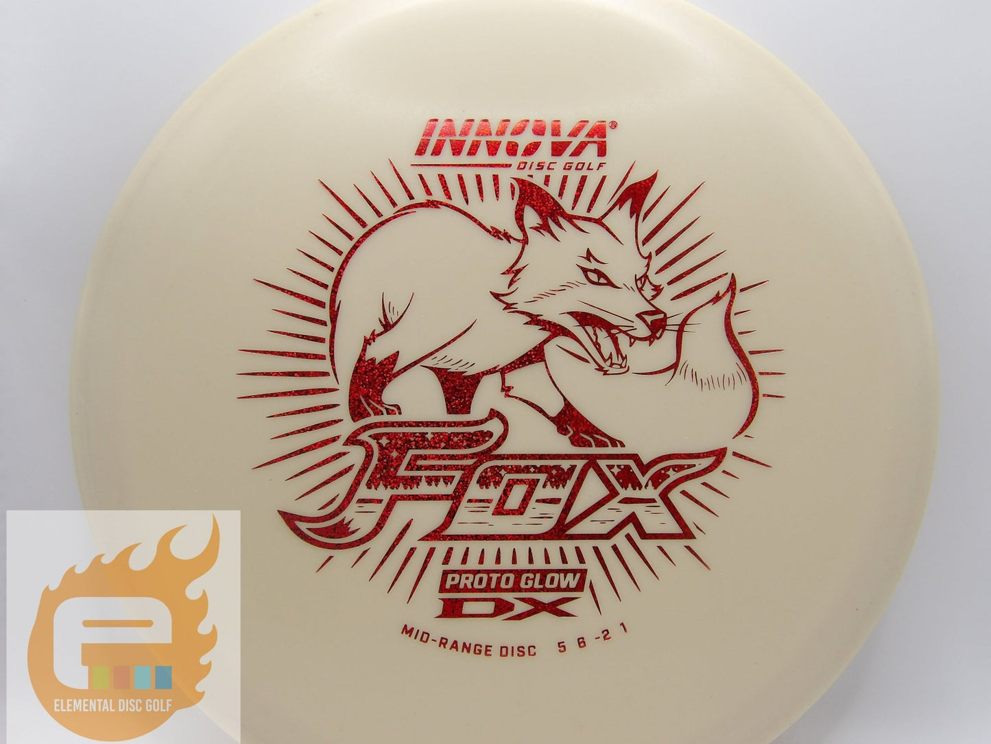 Innova DX Proto Glow Fox (5/6/-2/1) - Elemental Disc Golf