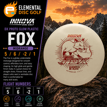 Innova DX Proto Glow Fox (5/6/-2/1) - Elemental Disc Golf