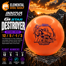 Innova GStar Destroyer (12/5/-1/3) - Elemental Disc Golf