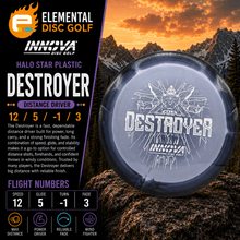 Innova Halo Star Destroyer (12/5/-1/3) - Elemental Disc Golf
