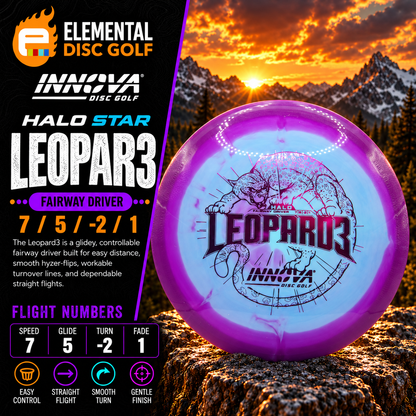 Innova Halo Star Leopard3 (7/5/-2/1) - Elemental Disc Golf