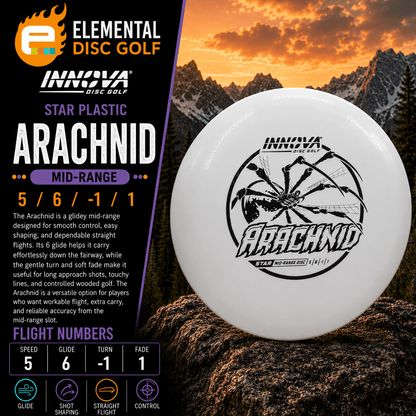 Innova Star Arachnid (5/6/-1/1) - Elemental Disc Golf