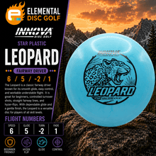 Innova Star Leopard (6/5/-2/1) - Elemental Disc Golf