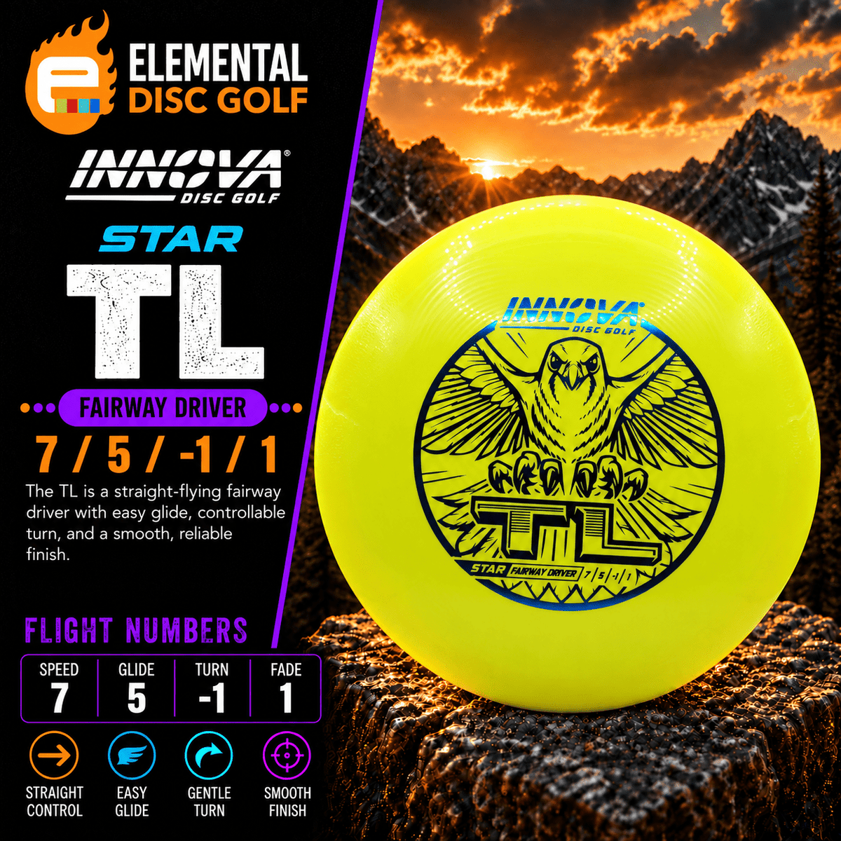 Innova Star TL ( 7/5/-1/1 ) - Elemental Disc Golf