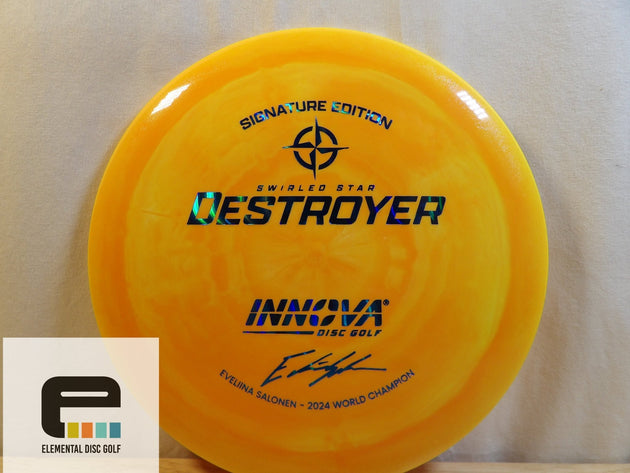 Innova Swirly Star Destroyer (Eveliina Salonen Signature) - Elemental Disc Golf