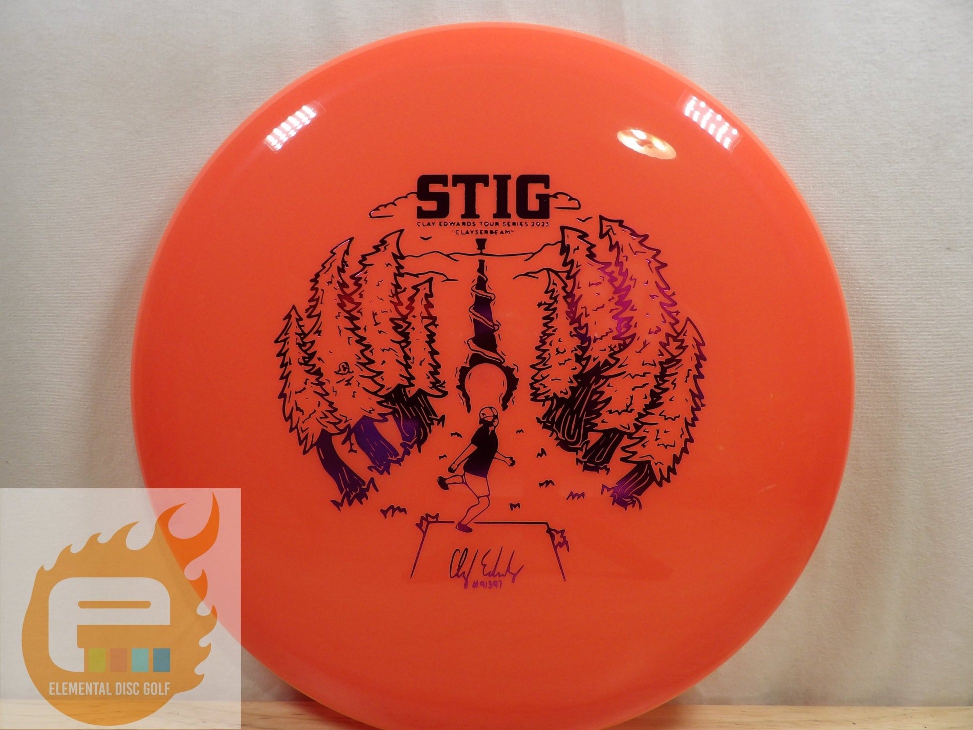 Kastaplast K1 Hard Stig (Clay Edwards) - Elemental Disc Golf