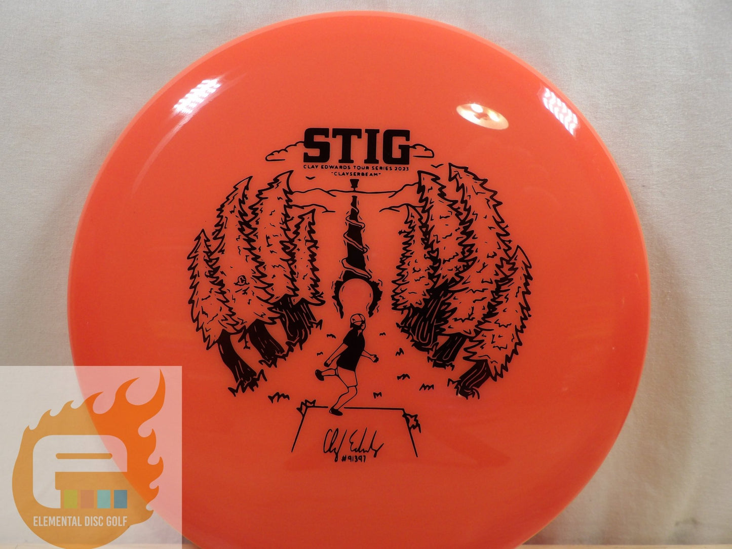 Kastaplast K1 Hard Stig (Clay Edwards) - Elemental Disc Golf