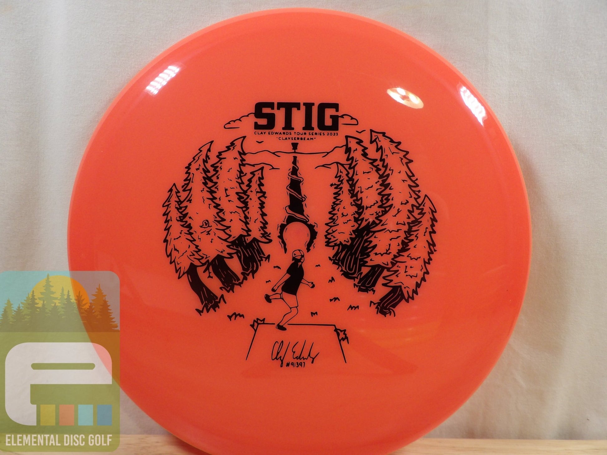 Kastaplast K1 Hard Stig (Clay Edwards) - Elemental Disc Golf