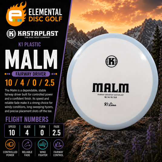 Kastaplast K1 Malm (10/4/0/2.5) - Elemental Disc Golf