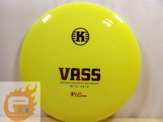 Kastaplast K1 Vass (12/5/-1.5/2) - Elemental Disc Golf
