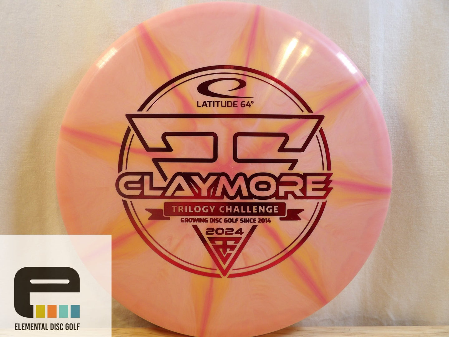 Latitude 64 Gold - Ice Triple Burst Claymore (2024 Trilogy Challenge) - Elemental Disc Golf