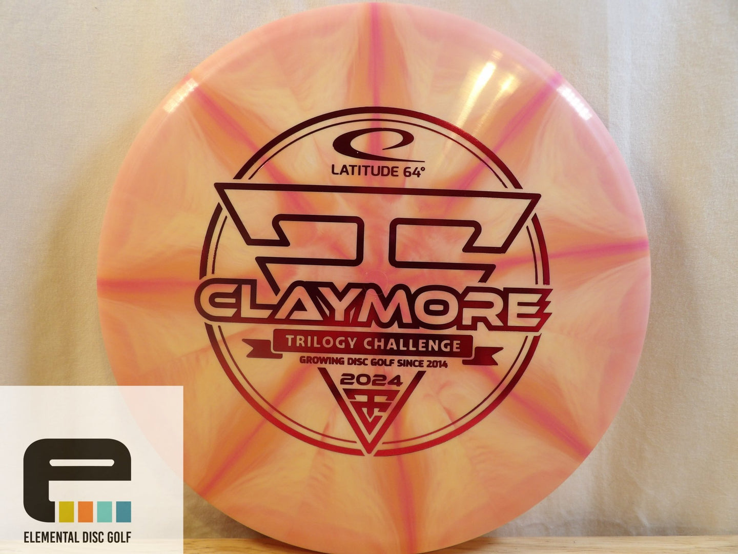 Latitude 64 Gold - Ice Triple Burst Claymore (2024 Trilogy Challenge) - Elemental Disc Golf